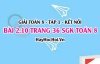 Bài 2.10 SGK Toán 8 tập 1 Kết nối tri thức